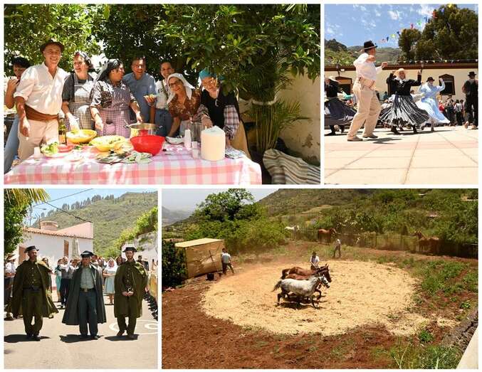 Imágenes de las actividades de este domingo en el Rincón de Tenteniguada/Antonio Alí.